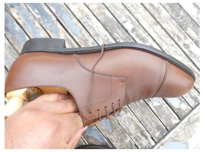 derbies jm weston marrone chiaro 9/5E 43,5 GRANDE - vista 6