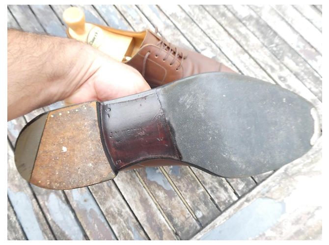 derbies jm weston marrone chiaro 9/5E 43,5 GRANDE - vista 8
