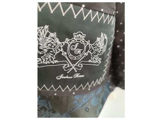 Autre Marque Terno de seda sob medida Joshua Kane Azul - vista 6