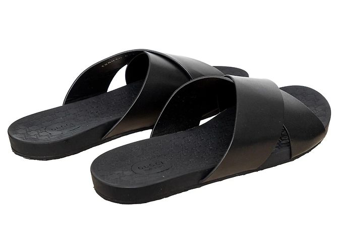 Sandali in pelle Gucci Nero - vista 2