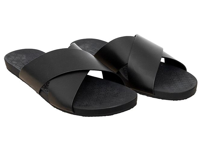 Sandali in pelle Gucci Nero - vista 4