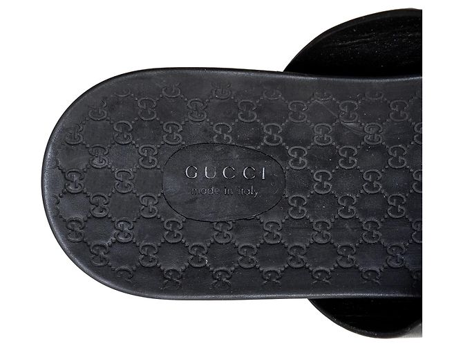Sandali in pelle Gucci Nero - vista 8