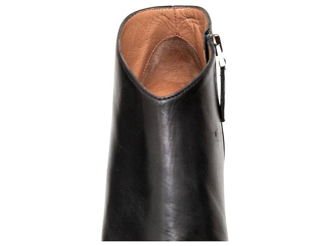 Botines Alaïa de cuero negro con tacón de aguja - vista 8