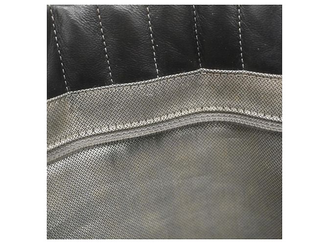 Mademoiselle Chanel schwarze Lammleder Tote Bag - Ansicht 17