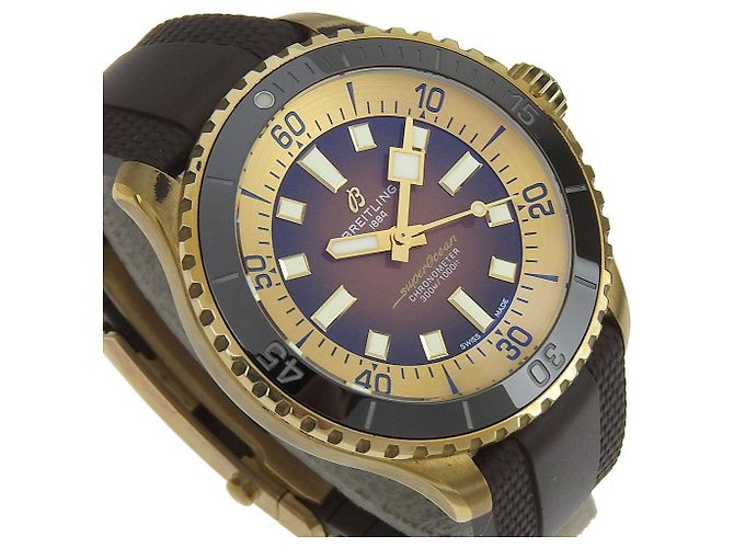 Reloj Breitling Superocean Automático 44 en bronce Castaño - vista 3
