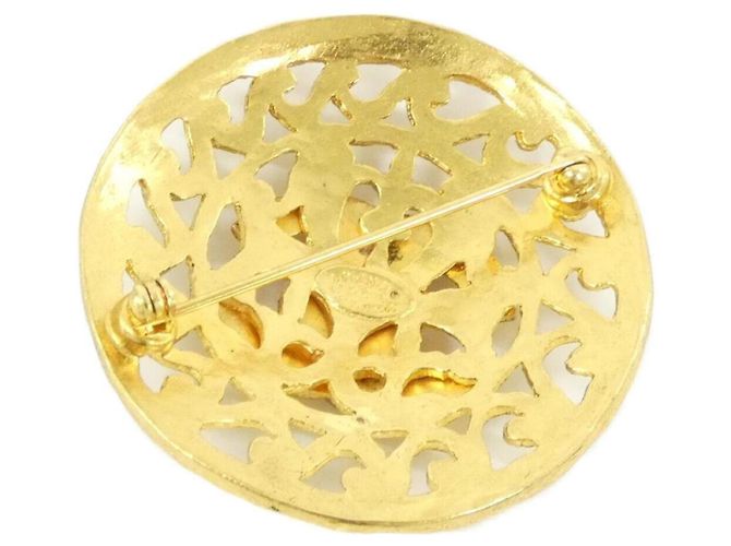 Spilla Chanel dorata D'oro - vista 2