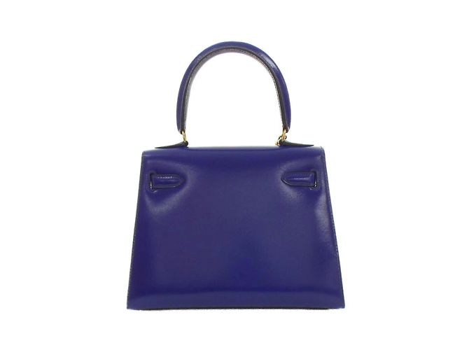 Hermès Hermes Mini Kelly Handtasche Blau - Ansicht 2