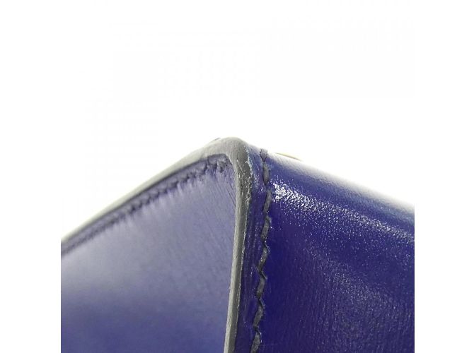 Hermès Hermes Mini Kelly Handtasche Blau - Ansicht 3