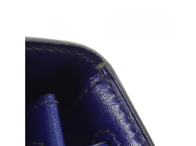 Hermès Hermes Mini Kelly Handtasche Blau - Ansicht 6