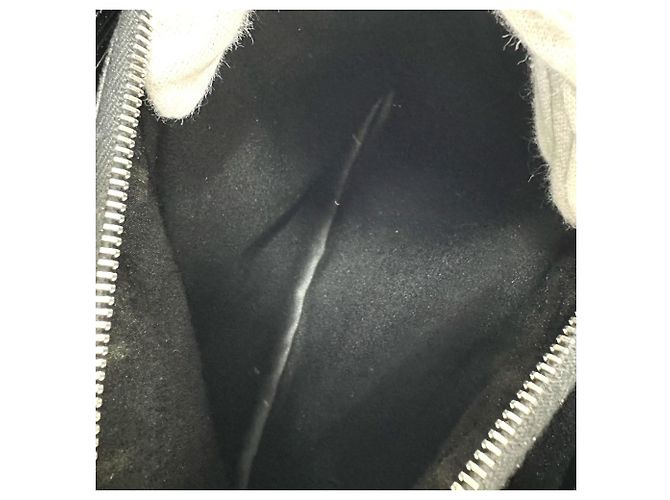 Chanel schwarze genarbte Kalbsleder-Tote - Ansicht 11