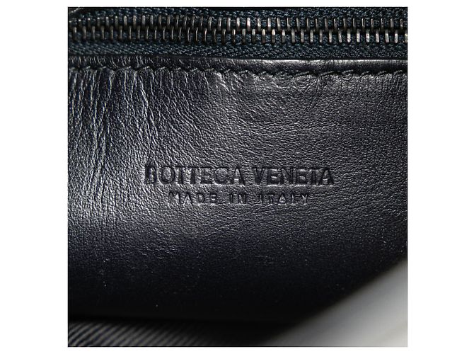 Borsa a tracolla in nappa nera Intrecciato di Bottega Veneta - vista 5