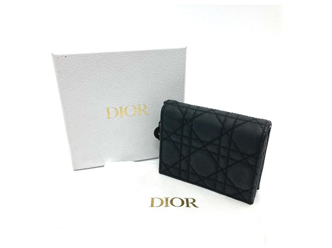 Christian Dior Mini Geldbörse Schwarz - Ansicht 12