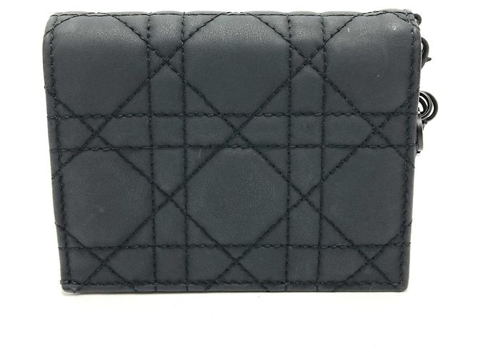 Christian Dior Mini Geldbörse Schwarz - Ansicht 2