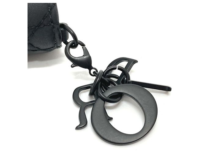 Christian Dior Mini Geldbörse Schwarz - Ansicht 4