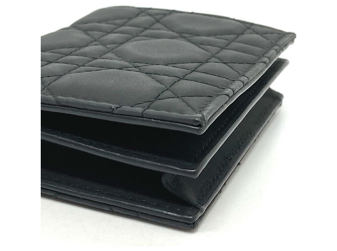 Christian Dior Mini Geldbörse Schwarz - Ansicht 6