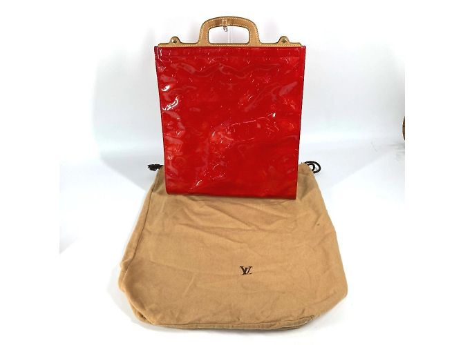 Borsa Tote Stanton in Monogram Vernis Louis Vuitton Rosso - vista 11