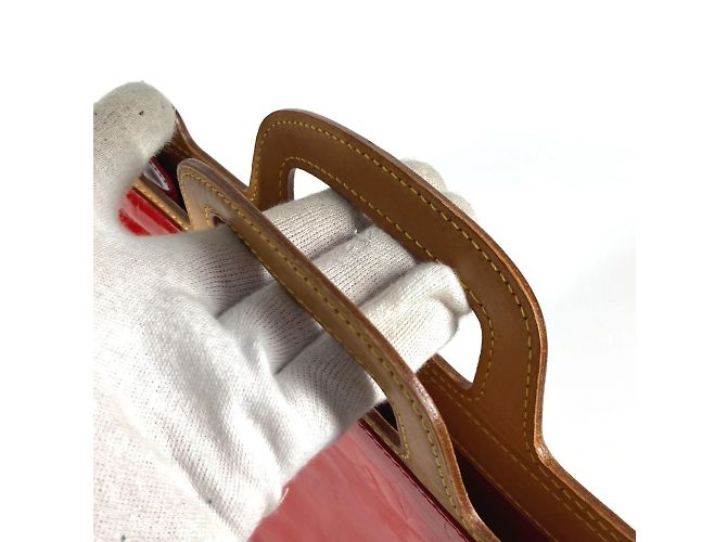 Borsa Tote Stanton in Monogram Vernis Louis Vuitton Rosso - vista 8