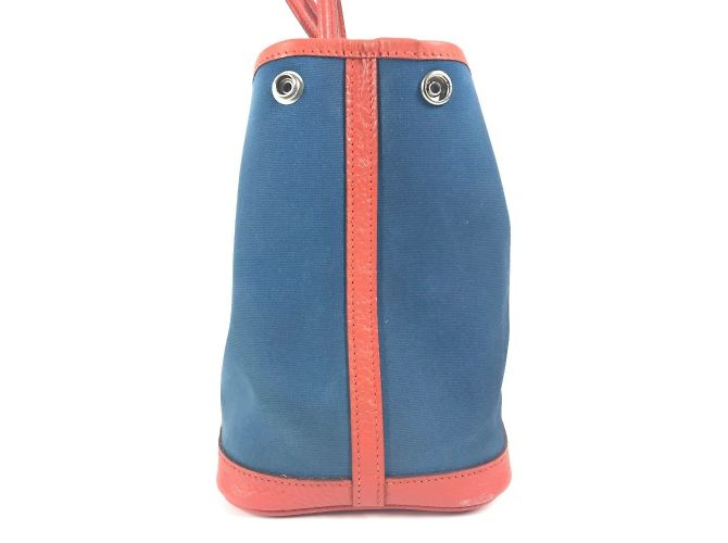 Hermès Borsa Hermes Garden Party TPM Blu Arancione - vista 3