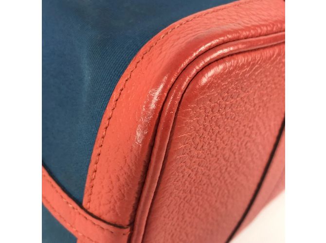 Hermès Borsa Hermes Garden Party TPM Blu Arancione - vista 6