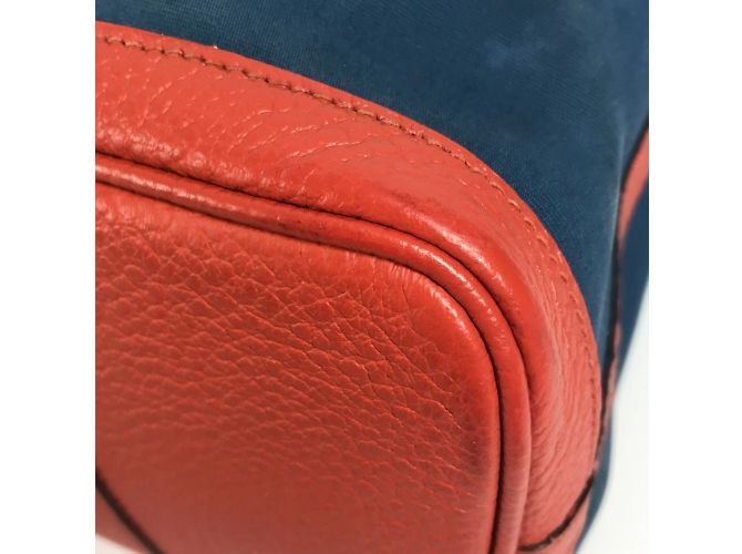 Hermès Borsa Hermes Garden Party TPM Blu Arancione - vista 7