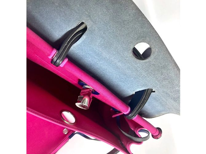 Hermès Borsa Hermes Airbag Zip PM 31 Rosa Blu - vista 12