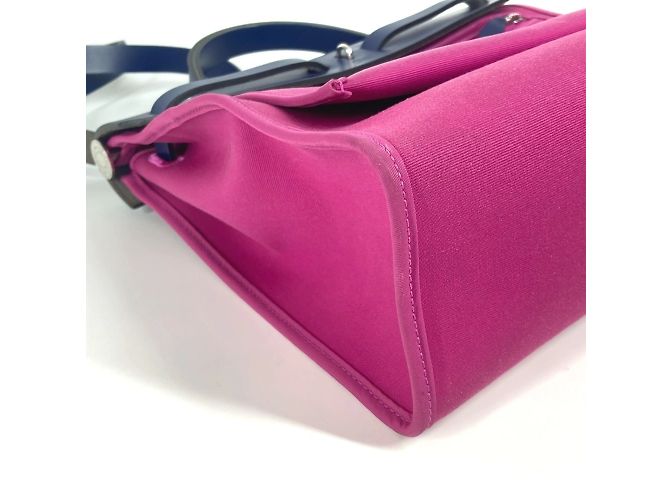 Hermès Borsa Hermes Airbag Zip PM 31 Rosa Blu - vista 13