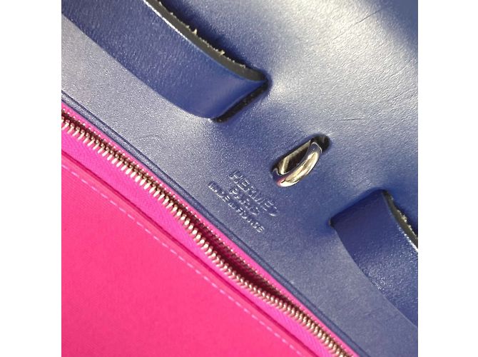 Hermès Borsa Hermes Airbag Zip PM 31 Rosa Blu - vista 15