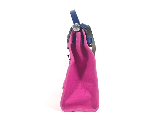 Hermès Borsa Hermes Airbag Zip PM 31 Rosa Blu - vista 3