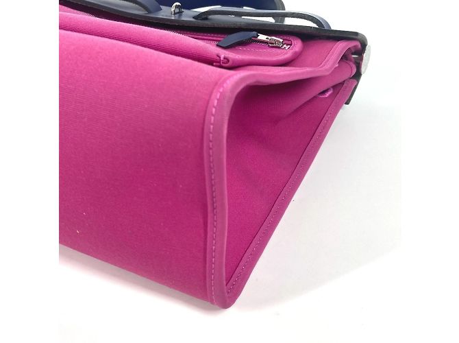 Hermès Borsa Hermes Airbag Zip PM 31 Rosa Blu - vista 6