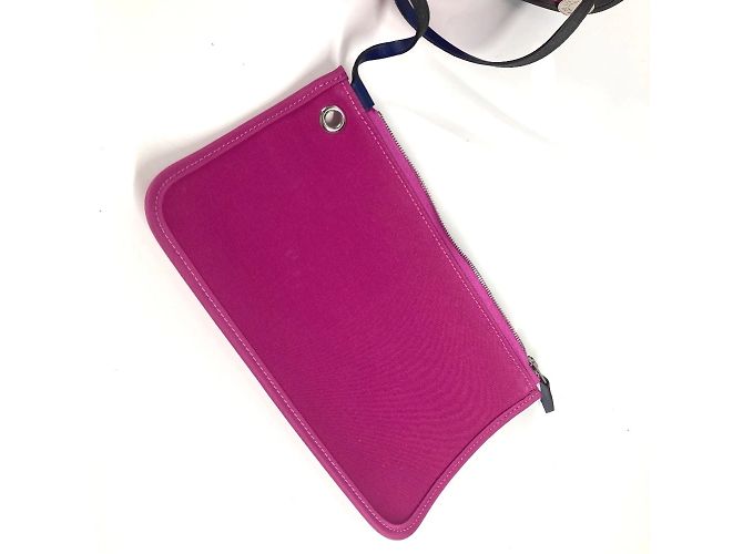 Hermès Borsa Hermes Airbag Zip PM 31 Rosa Blu - vista 8