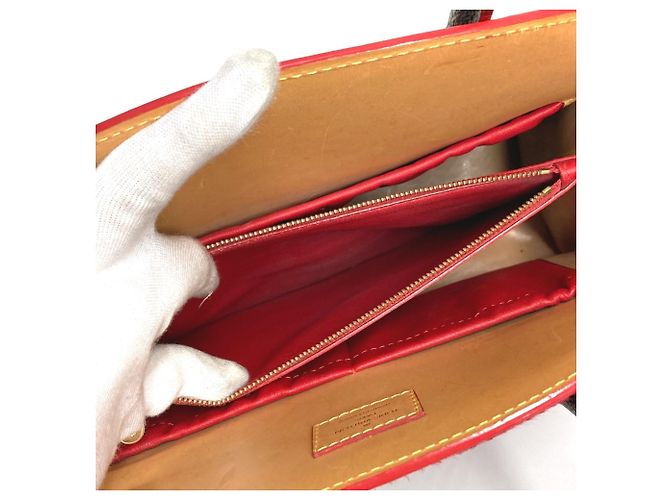 Borsa tote Monogram Studs Louis Vuitton Marrone Rosso - vista 11