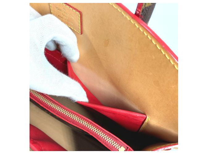 Borsa tote Monogram Studs Louis Vuitton Marrone Rosso - vista 15