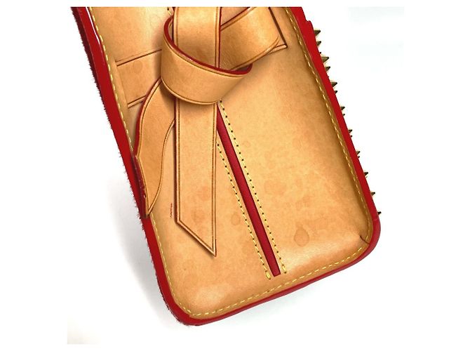 Borsa tote Monogram Studs Louis Vuitton Marrone Rosso - vista 16