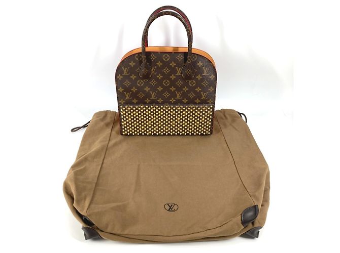 Borsa tote Monogram Studs Louis Vuitton Marrone Rosso - vista 17