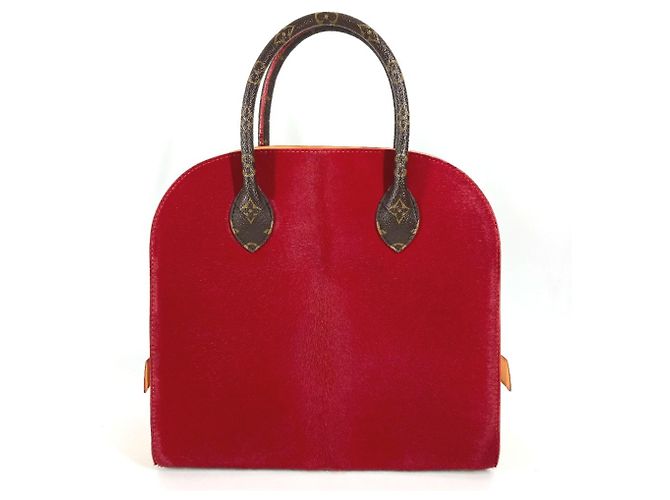 Borsa tote Monogram Studs Louis Vuitton Marrone Rosso - vista 2