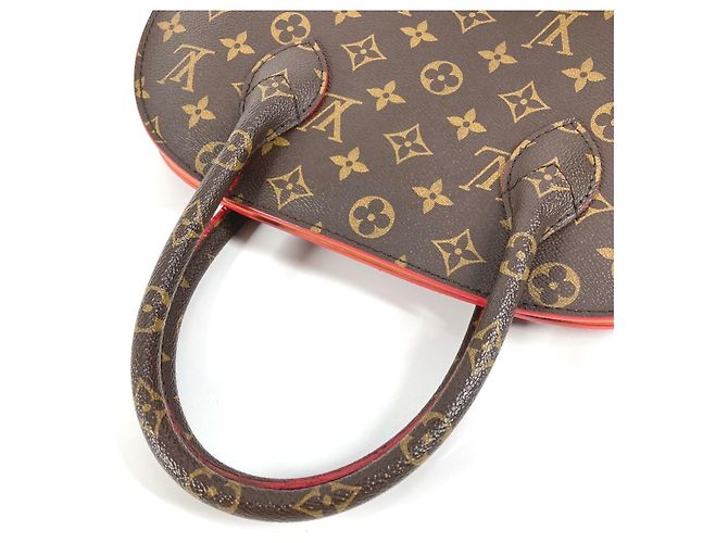 Borsa tote Monogram Studs Louis Vuitton Marrone Rosso - vista 7