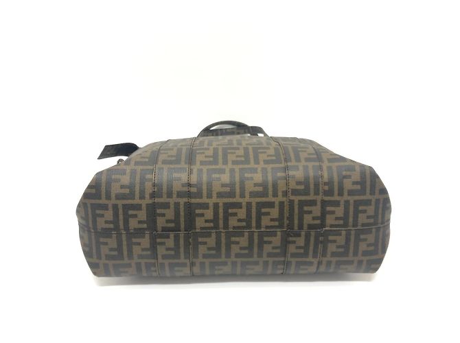 Fendi Zucca Muster Tragetasche Braun - Ansicht 3