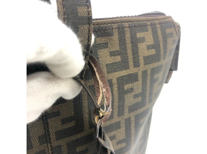 Fendi Zucca Muster Tragetasche Braun - Ansicht 8