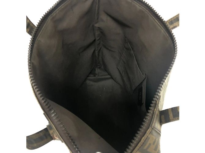 Fendi Zucca Muster Tragetasche Braun - Ansicht 9