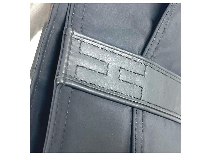 Hermès Borsa a Spalla Hermes Acapulco Basas MM Nero - vista 13