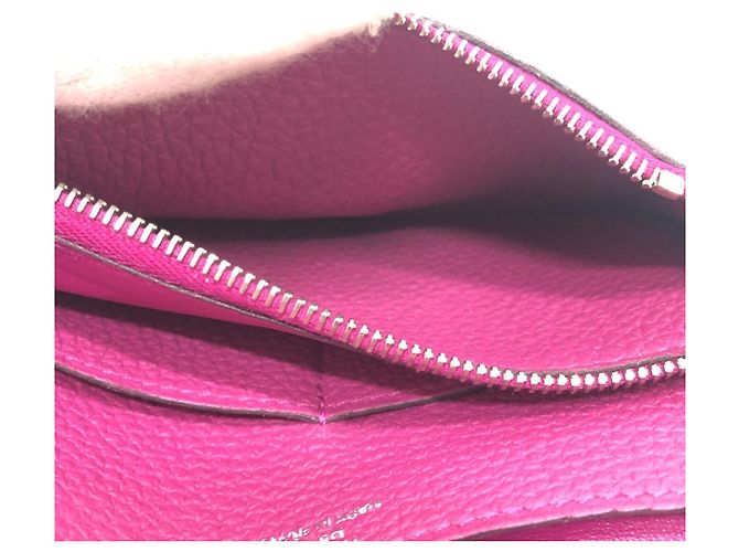Hermès Billetera plegable compacta Hermes Dogon Púrpura - vista 10