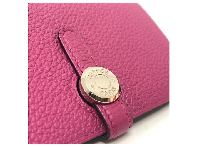 Hermès Billetera plegable compacta Hermes Dogon Púrpura - vista 6