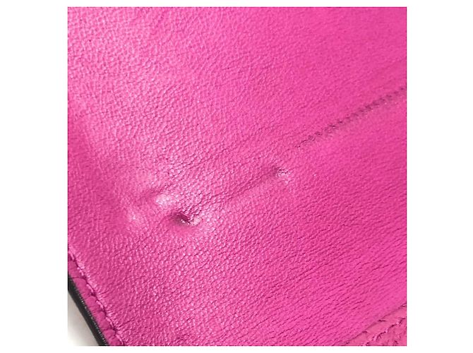 Hermès Billetera plegable compacta Hermes Dogon Púrpura - vista 8