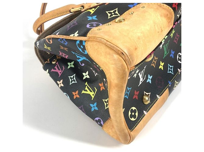 Louis Vuitton Monogram Multicolor Beverly GM Tasche Schwarz Mehrfarben - Ansicht 9