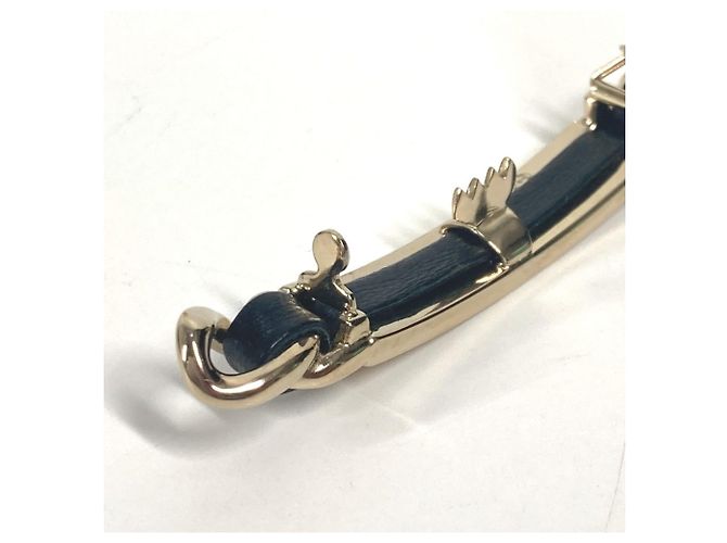 Fermaglio per capelli con strass logo Chanel B20B Nero D'oro - vista 10