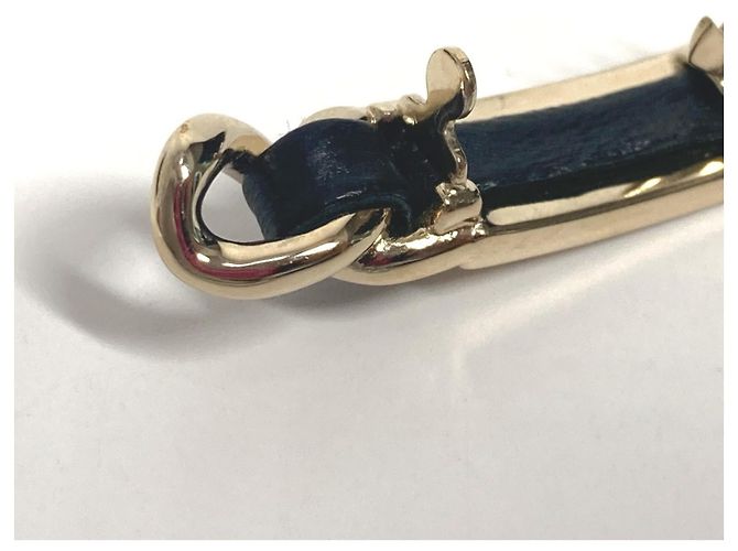 Fermaglio per capelli con strass logo Chanel B20B Nero D'oro - vista 13