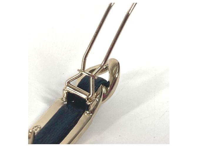 Fermaglio per capelli con strass logo Chanel B20B Nero D'oro - vista 8