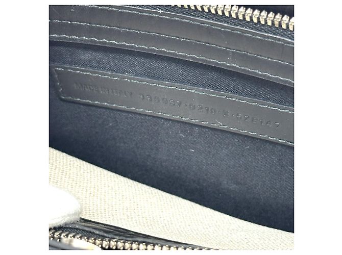 Borsa pochette con stampa totale Balenciaga Nero Bianco - vista 9
