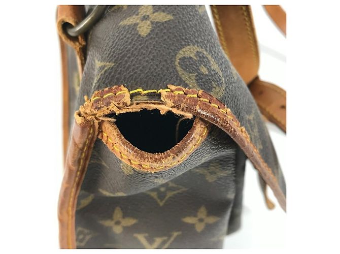Borsa a tracolla Bazas Giappone Monogramma Louis Vuitton Marrone - vista 11