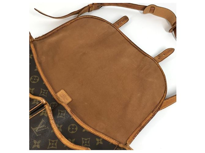 Borsa a tracolla Bazas Giappone Monogramma Louis Vuitton Marrone - vista 14